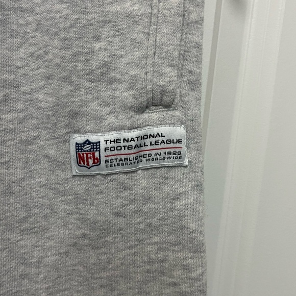NFL Sweatpants Kids Size 10/12 Gray - Picture 2 of 5